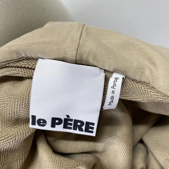 Le PERE Double-Layer Faded Full-Zip Hoodie • Size M • Beige - Picture 5 of 16